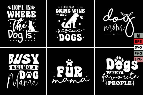 Dog Bundle T-Shirt Design: A Graphic Asset for Creative Projects