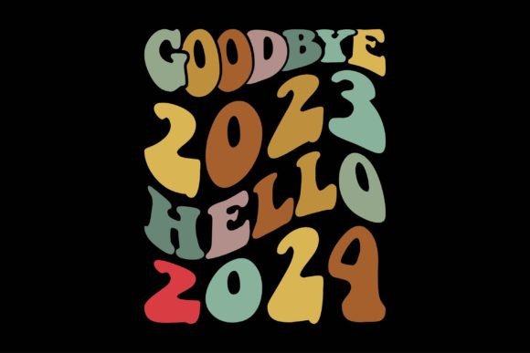Goodbye 2023 Hello 2024: A Versatile Graphic for Local Business Branding