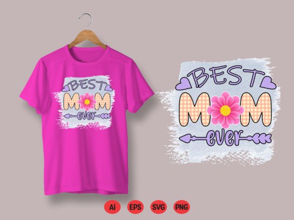 Mom Sublimation T-Shirt Design.27: A Graphic Asset for Content Creators