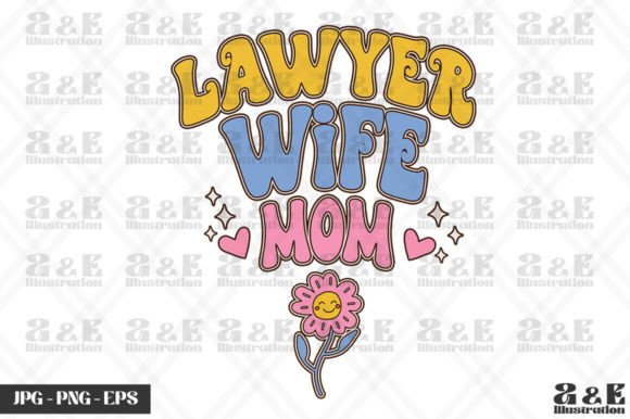 Retro Lawyer Wife Mom Graduation Embroidery Design Review