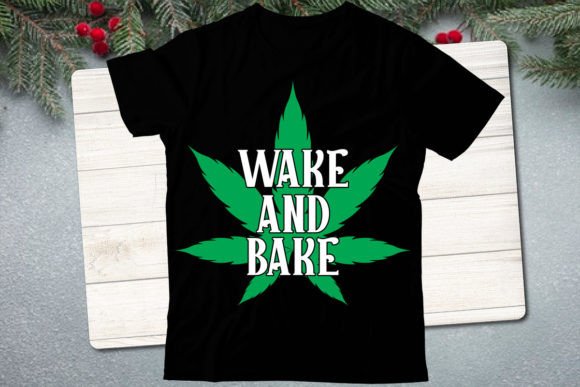 Wake and Bake Graphics: A T-Shirt Design Asset for Content Creators